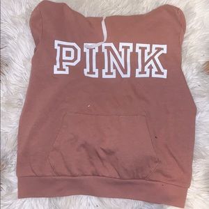 Tanish orange PINK VS sweatshirt pullover hoodie